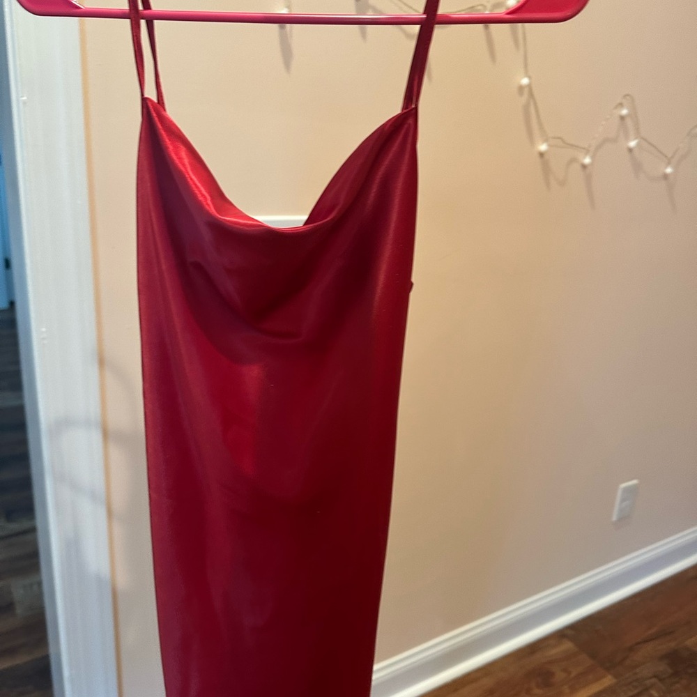 Cider Red Midi Dress